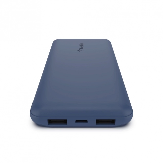 Baterie externă 10000mAh USB A și C 15W albastru