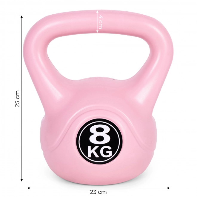 Kettlebell pro antrenament 8 kg roz ModernHome