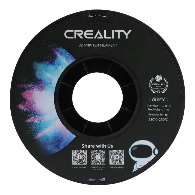 Filament Creality CR-PETG transparent albastru
