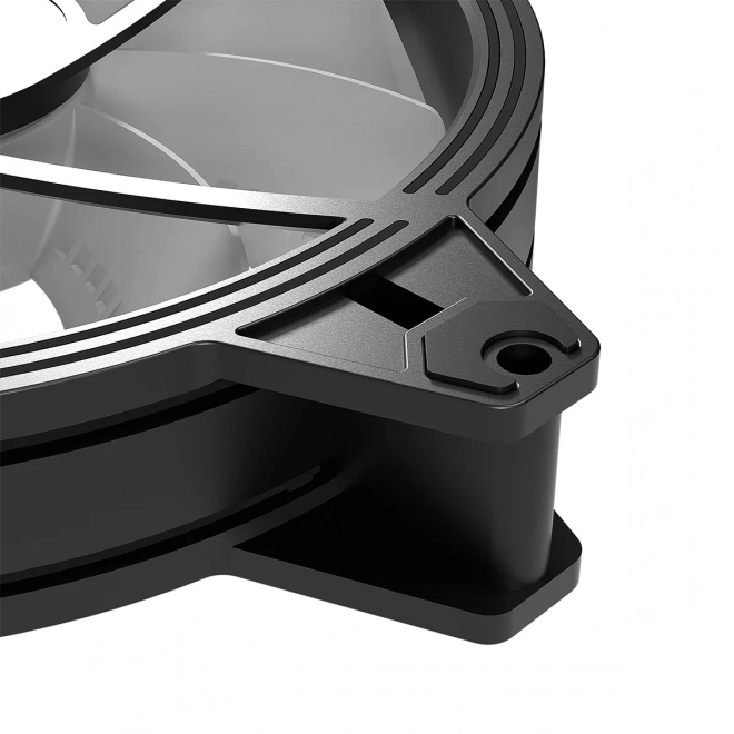 Ventilator ARGB 140 mm negru