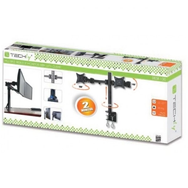 Suport dublu de masă LCD/LED 13-27 inch 2x10 kg