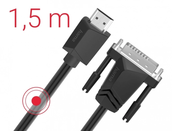 Cablu HDMI DVI/D 4K 1,5m