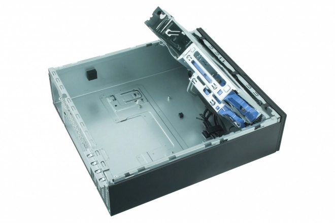 Carcasă compactă neagră pentru computer mATX