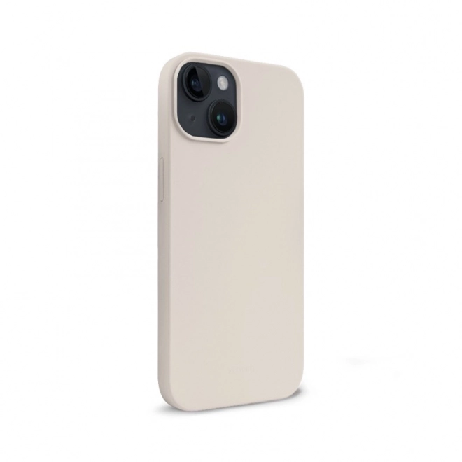 Husă Magnetică Color Cover pentru iPhone 14 și iPhone 13 Bej