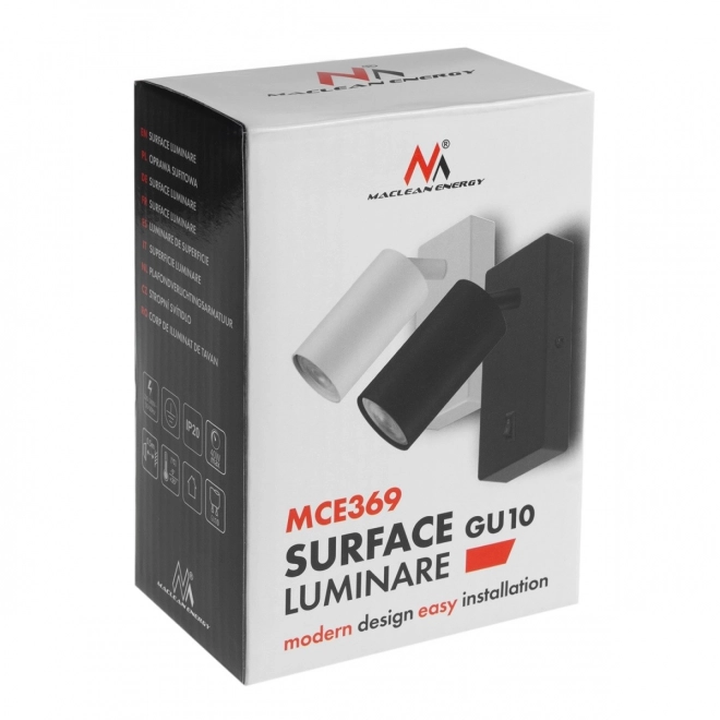 Aplica de perete Maclean cu comutator GU10