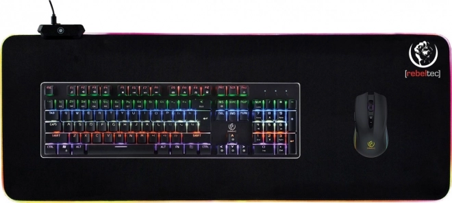 Podkładka LED Long cu hub USB