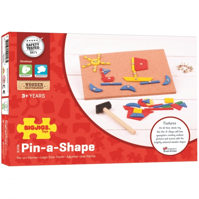 Joc creativ cu ciocan Bigjigs Toys