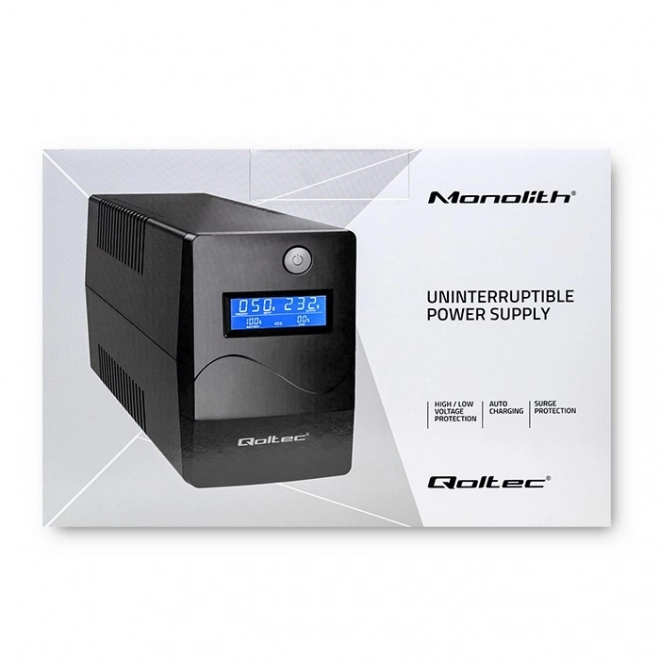 Zasilator UPS Monolith 850VA 480W cu LCD și USB