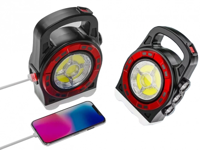 Lampa solară portabilă cu LED și powerbank