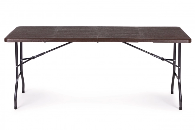 Set masă și bănci pliante 180 cm maro modernhome