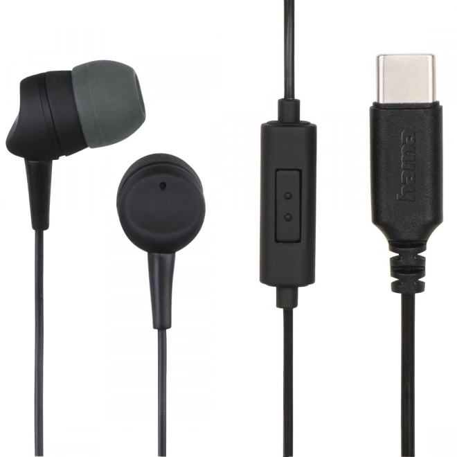 Căști in-ear USB C Negre