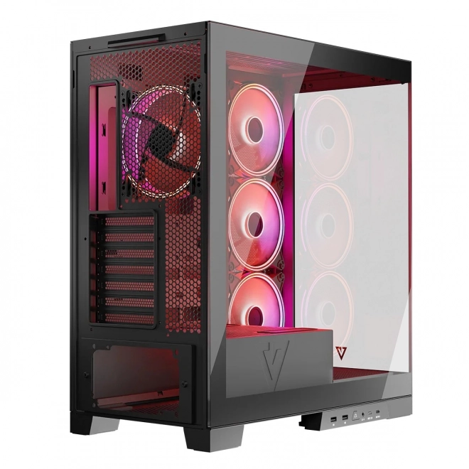 Carcasă PC Volcano Space ARGB Neagră