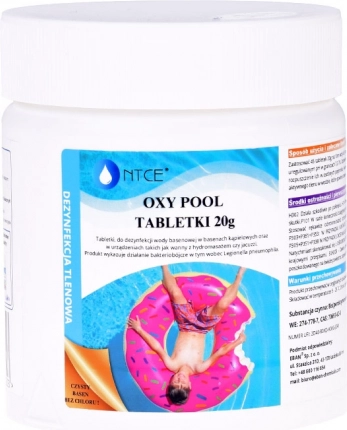 Oxy Pool tablete cu oxigen pentru dezinfectarea apei din piscine și jacuzzi 0,5 kg