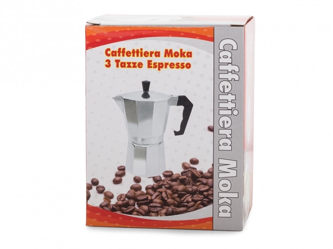 Aparat de cafea din aluminiu pentru 3 cești