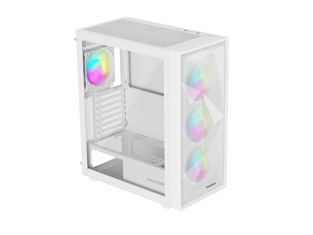 Carcasă pc Genesis Diaxid 605 ARGB Midi Tower Alb