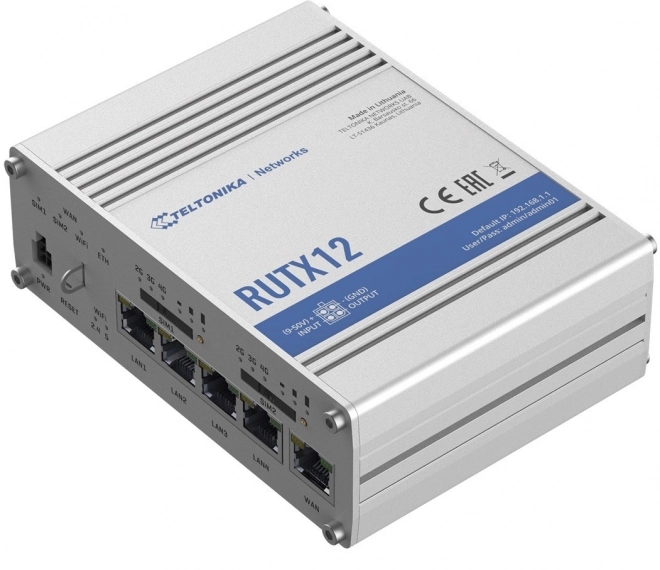Router LTE dual Teltonika cu WiFi și GNSS
