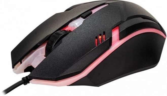 Mouse optic pentru gaming neon cu cablu 1,8m