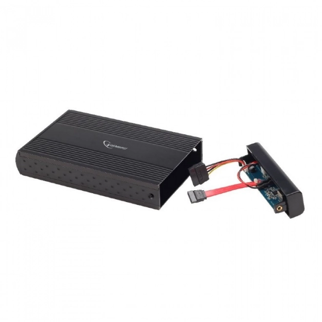 Carcasă externă USB 3.0 neagră pentru HDD 3.5