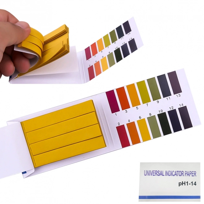 Hârtie de turnesol universală pentru măsurarea pH 1-14