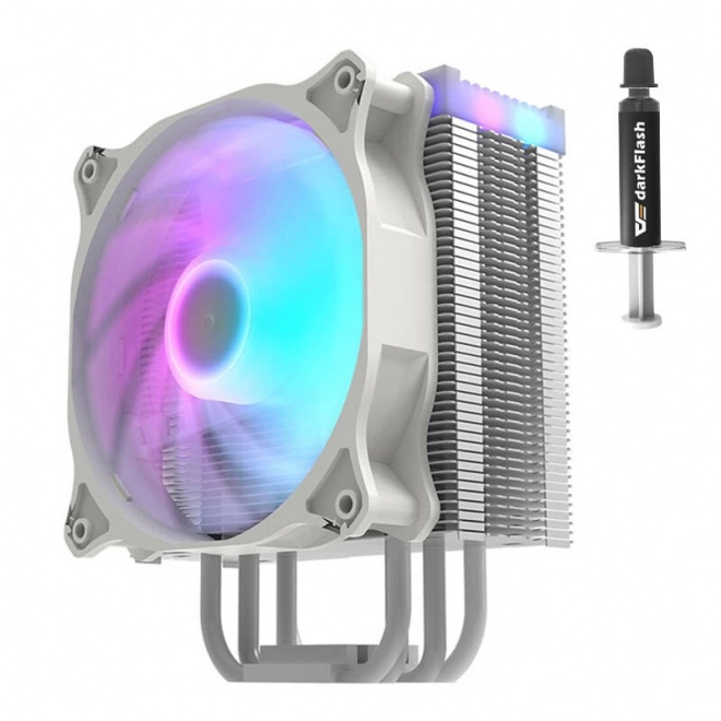 Răcire activă CPU cu LED Darkflash Darkair alb