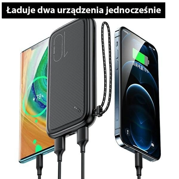 Powerbank Verde Usams 10000mAh 2xUSB