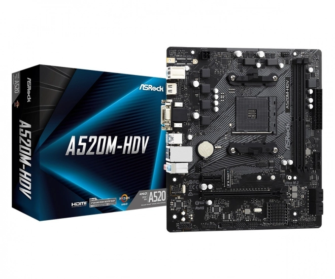 Placa de bază ASRock A520M-HDV