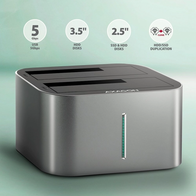 Stație de andocare USB-C Axagon pentru HDD SSD