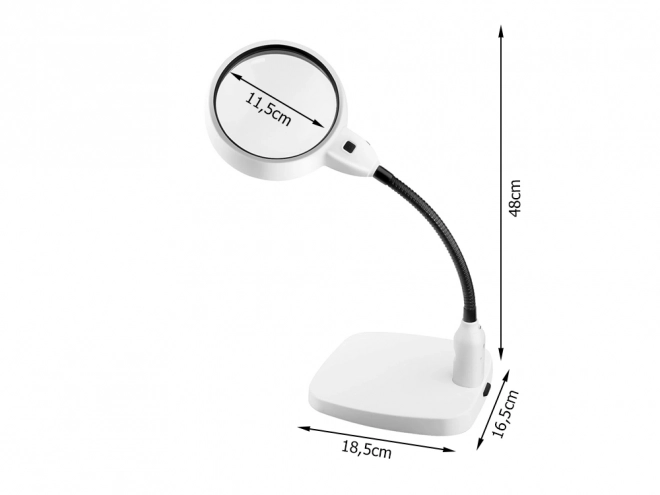 Lupă cosmetică cu iluminare LED