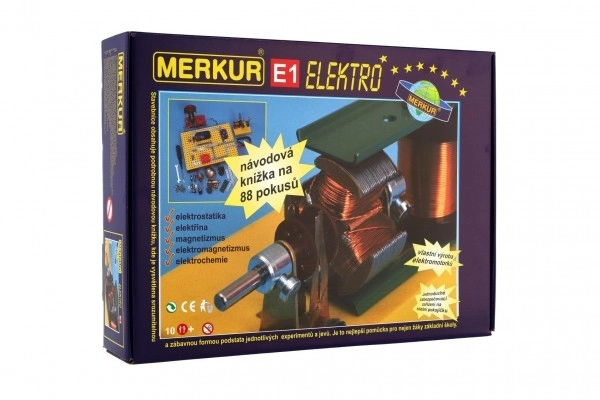 Set de construcție Merkur E1 electricitate și magnetism