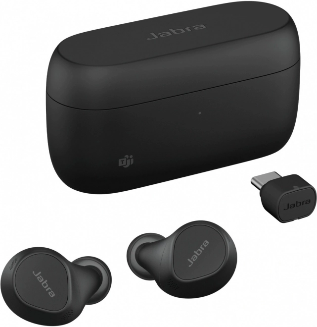 Căști wireless Jabra cu USB-C și pad de încărcare MS