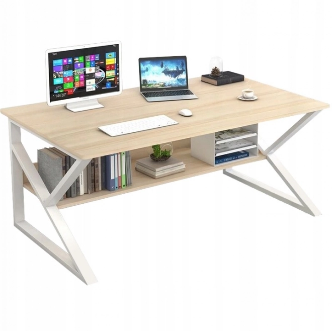 Birou pentru computer, de birou cu poliță 100x60cm