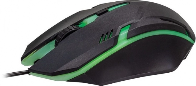 Mouse optic pentru gaming neon cu cablu 1,8m