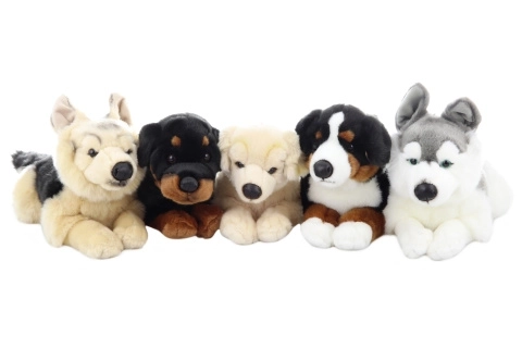 Câine de pluș ecologic 43 cm