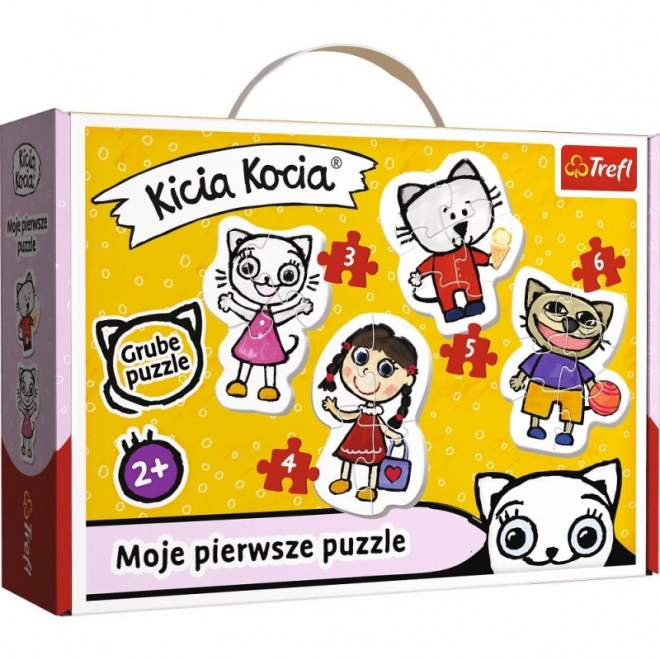 Puzzle Baby Kicia Kocia Veselă