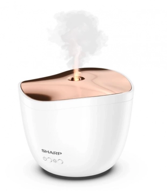 Aromatizator ultrasonic cu capac rozé auriu