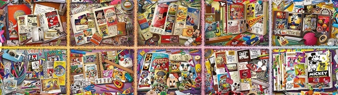 Puzzle 40 000 piese cu Mickey Mouse de-a lungul anilor