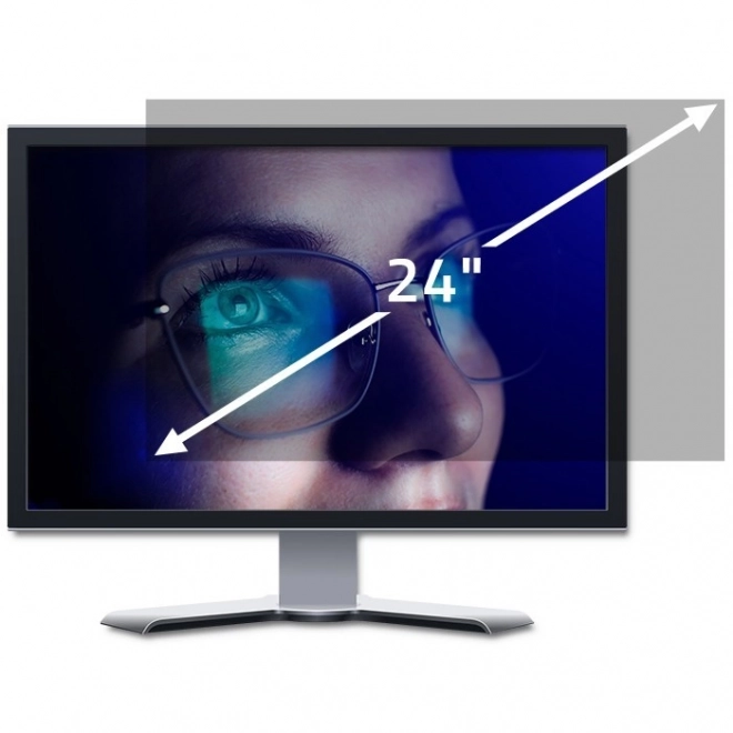 Filtru de confidențialitate 24 inch negru