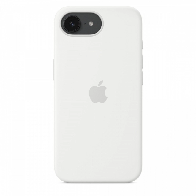 Carcasă din silicon pentru iPhone - albă