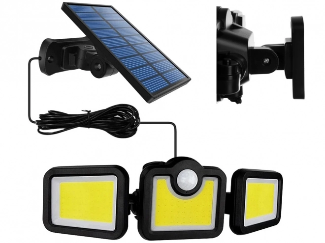 Lampa solară cu senzor de mișcare pentru grădină