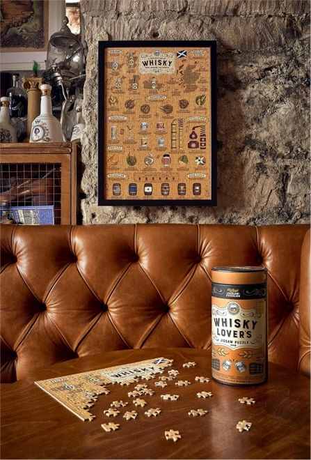 Puzzle Ridley's Games pentru iubitorii de whisky 500 piese