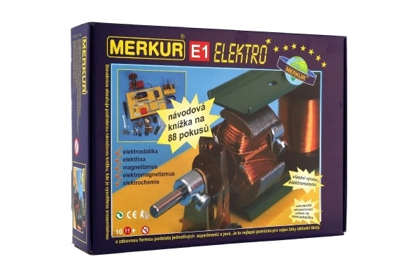 Set de construcție Merkur E1 electricitate și magnetism