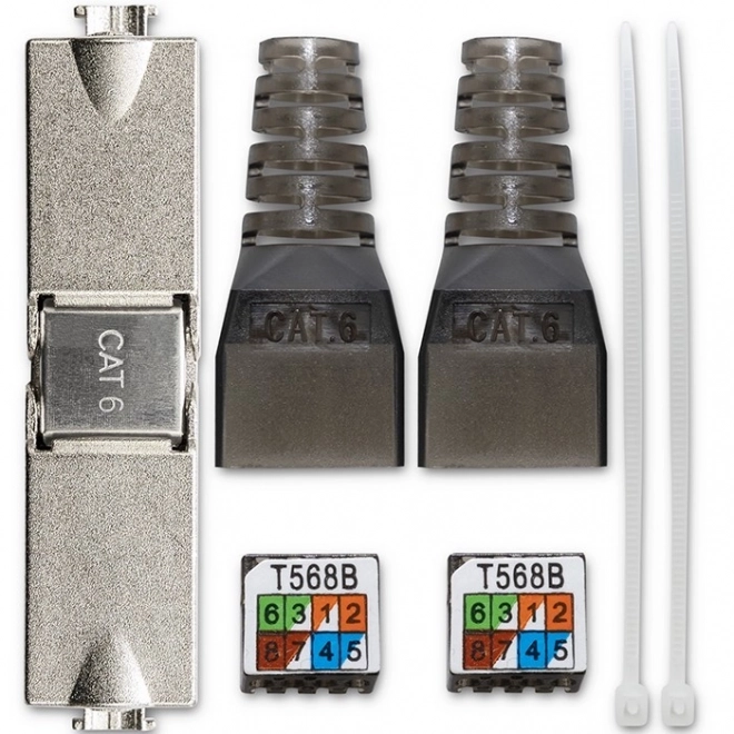 Conector fără unelte RJ45 STP Cat6