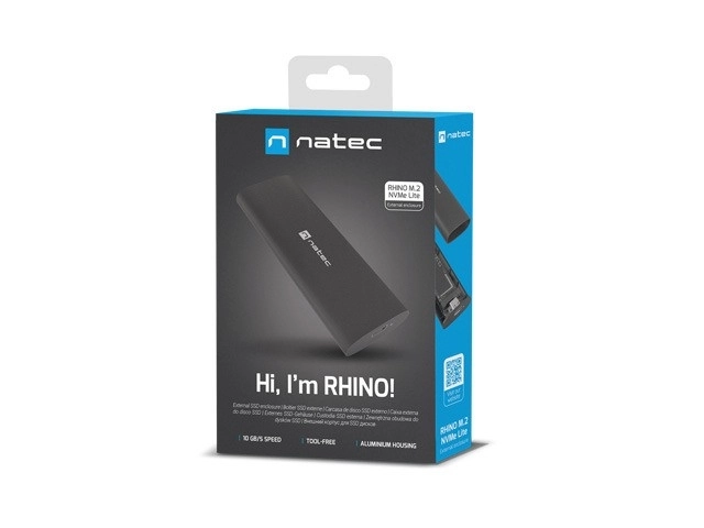 Carcasa SSD externă Natec Rhino M.2 NVMe USB-C 3.1 Gen 2