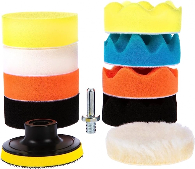 Set de bureți de lustruit pentru bormașină 80 mm