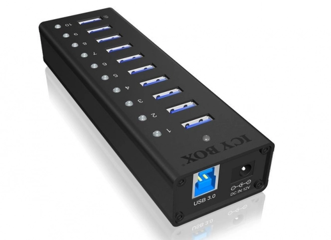 Hub USB activ cu 10 porturi ICY BOX