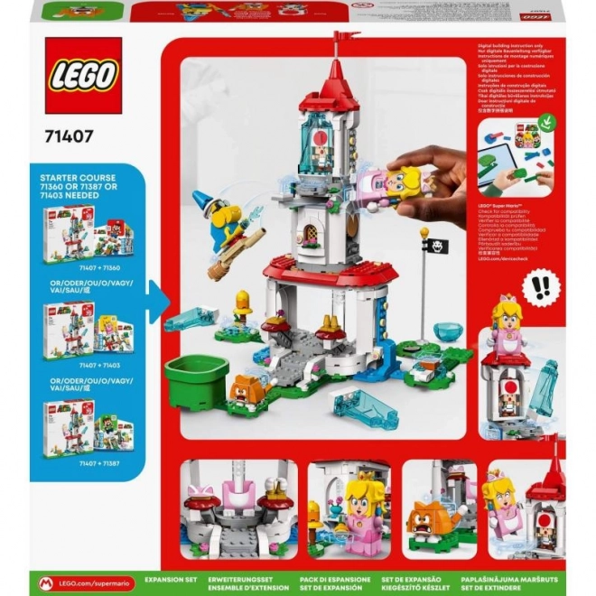 LEGO Super Mario Pisica Peach și Turnul Înghețat set de extindere