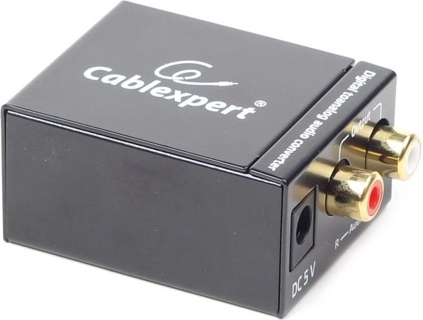 Adaptor audio digital TOSLINK către analogic RCA