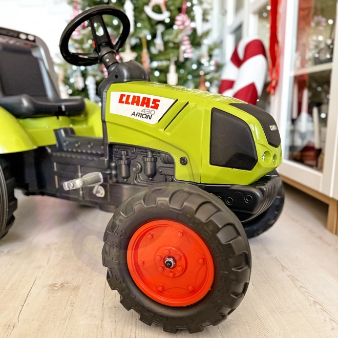 FALK Tractoare cu pedale Claas Arion 430 cu remorcă