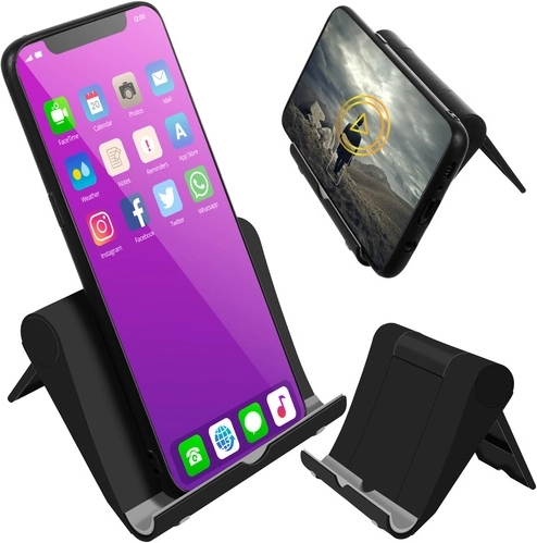Suport universal pliabil pentru telefon – negru
