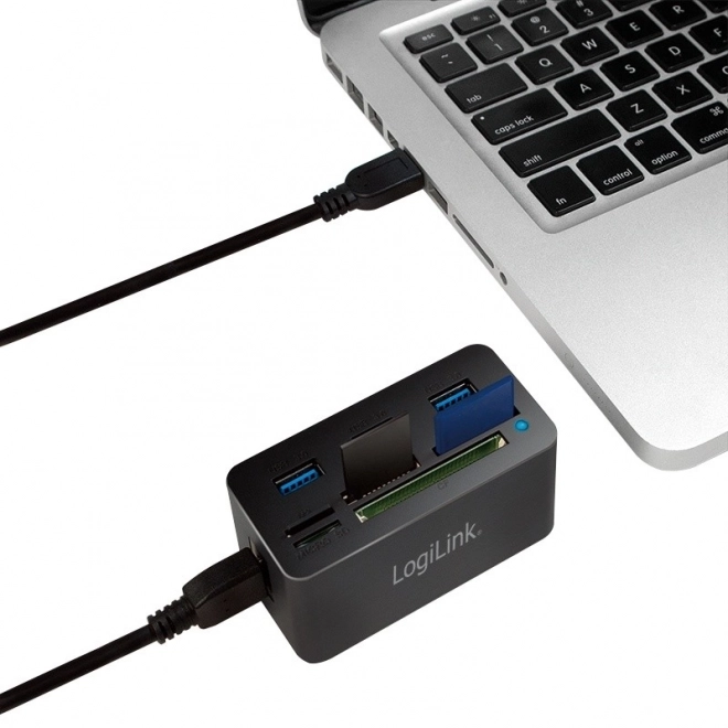 Hub USB LogiLink și cititor de carduri